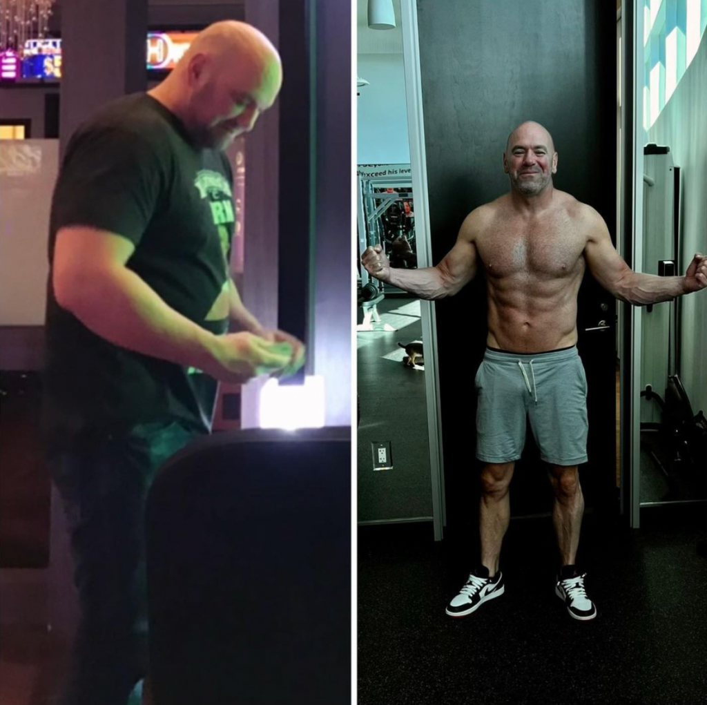 Dana White body transformation